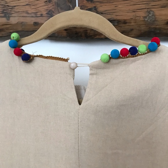 Pom Pom Printed Dress - Picture 5 of 7